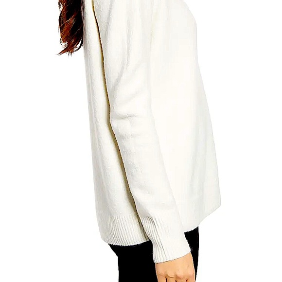 COPY - Nordstrom Caslon Crewneck Butter Soft Chunky Feel Sweater Ivory XXL NWT - Picture 3 of 6